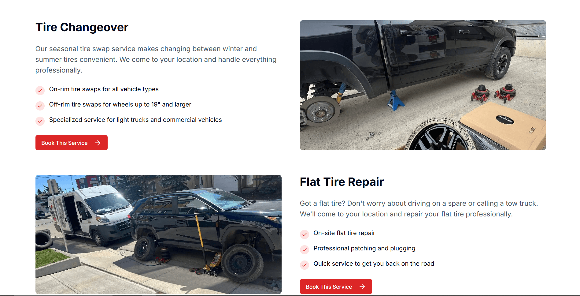 Elevate Tires screenshot 1