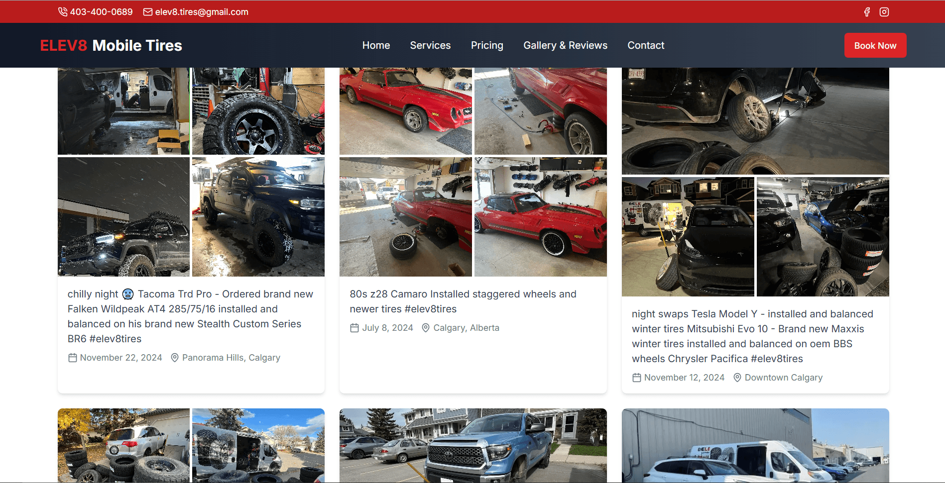 Elevate Tires screenshot 2