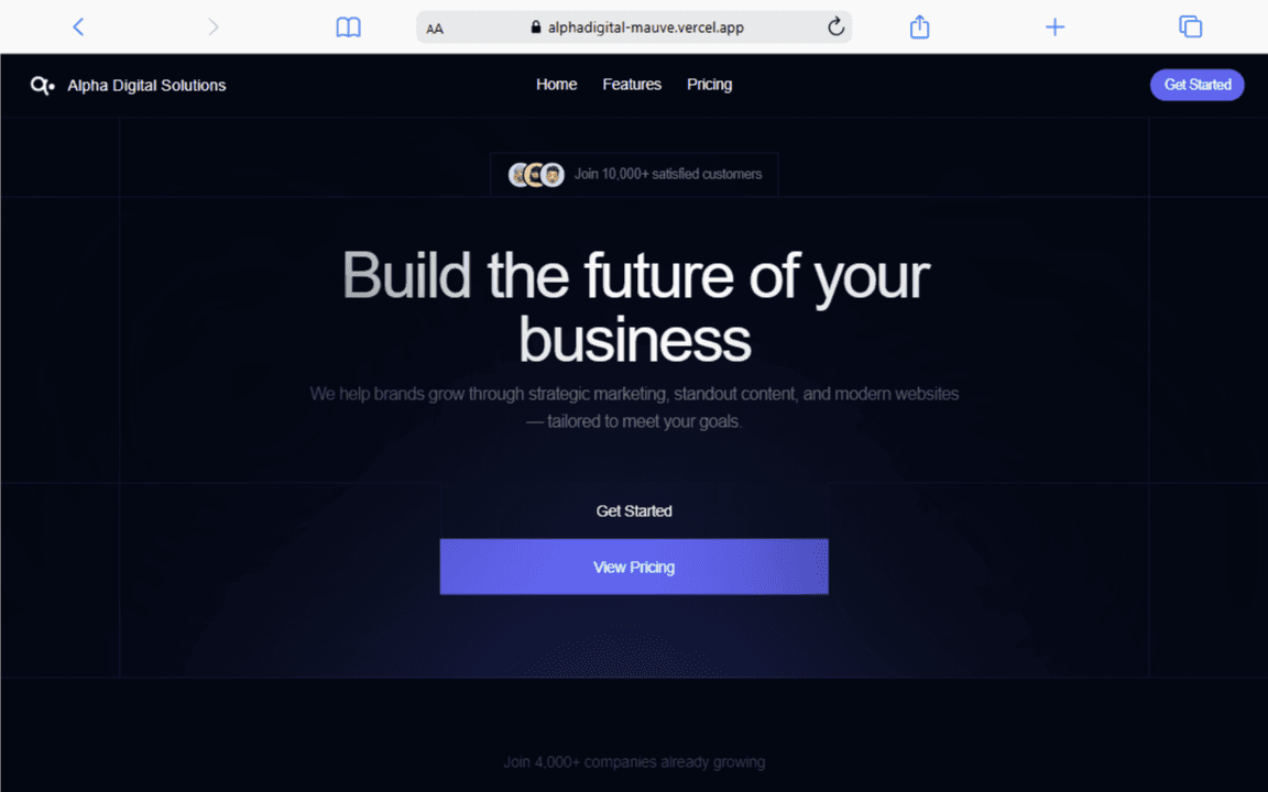 Alpha Digital Solutions screenshot 1